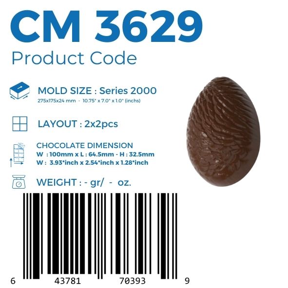 CM 3629 YUMARTA ÇİKOLATA KALIBI