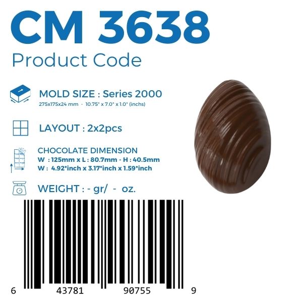 CM 3638 YUMARTA ÇİKOLATA KALIBI