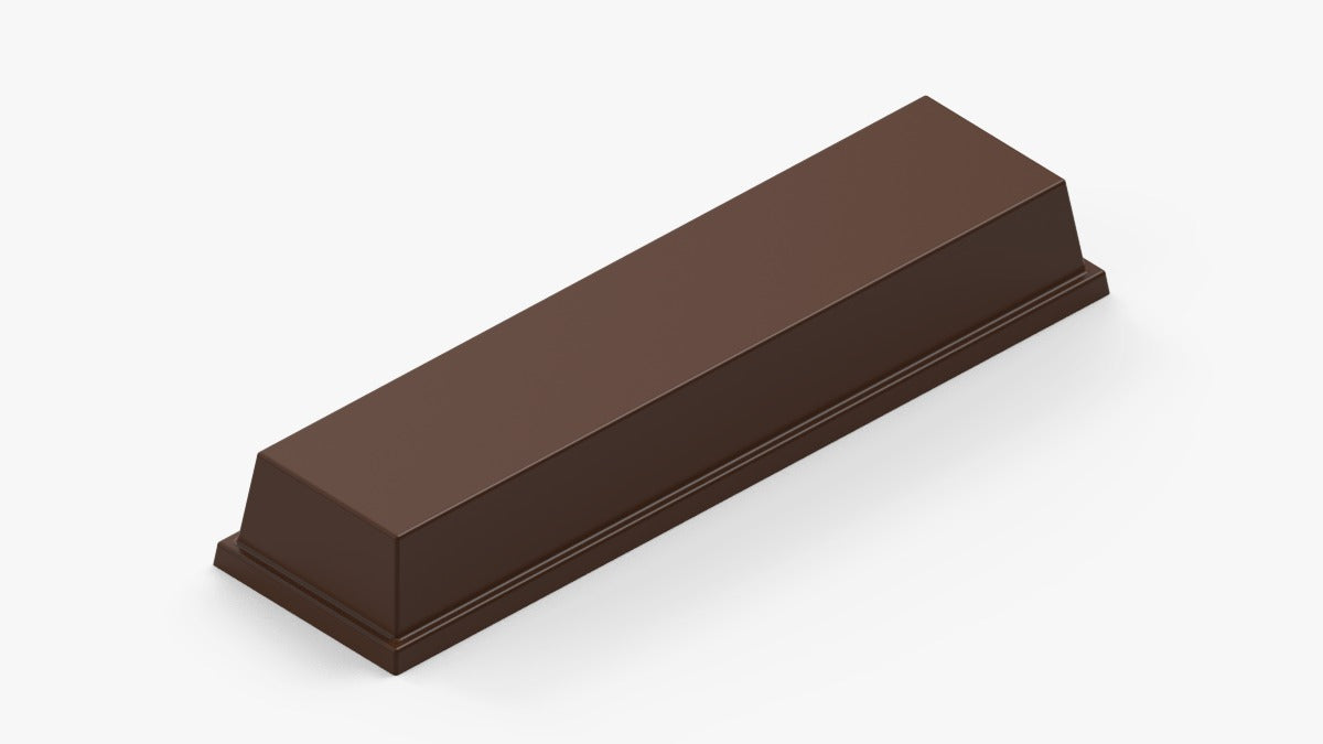 polycarbonate chocolate bar mold, rectangular chocolate mold, long chocolate bar mould, baton chocolate mold, plain chocolate bar mold, classic chocolate bar mold, solid chocolate bar mold, professional polycarbonate chocolate mold, chocolate tablet mold, chocolate casting mold, confectionery chocolate mold, geometric chocolate mold, artisan chocolate mold, reusable chocolate mold, rigid chocolate mould, premium chocolate bar mold, filled chocolate bar mold, rectangular praline mold