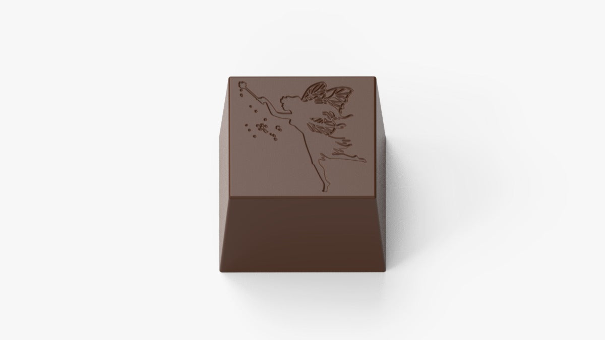 polycarbonate praline chocolate mold, fairy praline chocolate mold, fairy chocolate mould, engraved chocolate mold, square praline chocolate mold, geometric chocolate mold, decorated praline mold, embossed chocolate mold, fantasy chocolate mold, professional polycarbonate chocolate mold, bonbon chocolate mold, chocolate casting mold, artisan chocolate mold, confectionery mold, luxury praline mold, filled chocolate mold, reusable chocolate mold, rigid chocolate mould