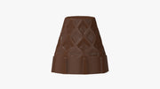 polycarbonate basket chocolate mold, basket shaped chocolate mold, woven pattern chocolate mold, textured chocolate mold, 3D basket chocolate mould, cone shaped chocolate mold, decorative chocolate mold, geometric chocolate mold, professional polycarbonate chocolate mold, chocolate figure mold, chocolate casting mold, confectionery chocolate mold, artisan chocolate mold, novelty chocolate mold, reusable chocolate mold, rigid chocolate mould, patterned chocolate mold