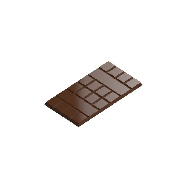 polycarbonate tablet chocolate mold, geometric chocolate bar mold, segmented chocolate bar mold, rectangular chocolate mould, modern chocolate tablet mold, grid chocolate bar mold, break apart chocolate mold, multi segment chocolate mold, square segment chocolate mold, professional polycarbonate chocolate mold, chocolate casting mold, confectionery chocolate mold, artisan chocolate bar mold, solid chocolate bar mold, reusable chocolate mold, rigid chocolate mould, contemporary chocolate mold