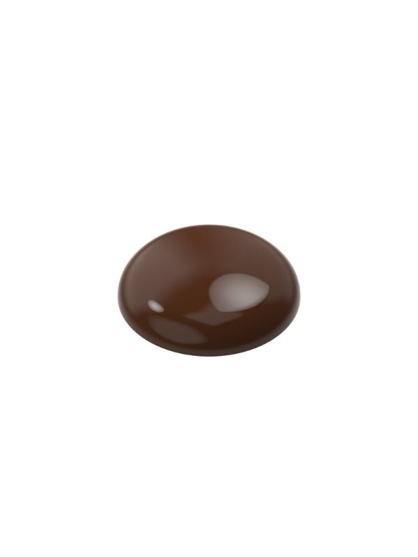 polycarbonate oval chocolate mold, oval praline chocolate mold, pebble chocolate mold, stone shape chocolate mould, smooth chocolate mold, domed oval chocolate mold, rounded bonbon mold, 3D oval chocolate mold, minimalist chocolate mold, geometric chocolate mould, professional polycarbonate chocolate mold, filled chocolate mold, artisan chocolate mold, confectionery chocolate mold, chocolate casting mold, reusable chocolate mold, rigid chocolate mould, premium praline mold