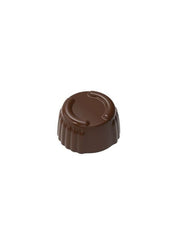 polycarbonate horseshoe chocolate mold, horseshoe praline chocolate mold, lucky horseshoe chocolate mould, round praline chocolate mold, embossed horseshoe chocolate mold, equestrian chocolate mold, horse themed chocolate mold, fluted bonbon mold, ribbed chocolate mold, lucky charm chocolate mold, decorative praline mold, professional polycarbonate chocolate mold, filled chocolate mold, artisan chocolate mold, confectionery chocolate mold, chocolate casting mold, reusable chocolate mold, rigid chocolate mou