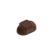 polycarbonate praline chocolate mold, dome chocolate mold, oval chocolate mould, geometric praline mold, modern chocolate mold, textured chocolate mold, square top chocolate mold, decorative bonbon mold, 3D praline chocolate mold, filled chocolate mold, professional polycarbonate chocolate mold, artisan chocolate mold, confectionery chocolate mold, chocolate casting mold, premium bonbon mold, reusable chocolate mold, rigid chocolate mould
