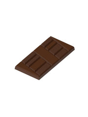polycarbonate tablet chocolate mold, geometric chocolate bar mold, ribbed chocolate mold, raised bar chocolate mould, linear pattern chocolate mold, striped chocolate bar mold, rectangular chocolate tablet mold, segmented chocolate mold, modern chocolate mould, architectural chocolate mold, professional polycarbonate chocolate mold, artisan chocolate bar mold, chocolate casting mold, confectionery chocolate mold, reusable chocolate mold, rigid chocolate mould