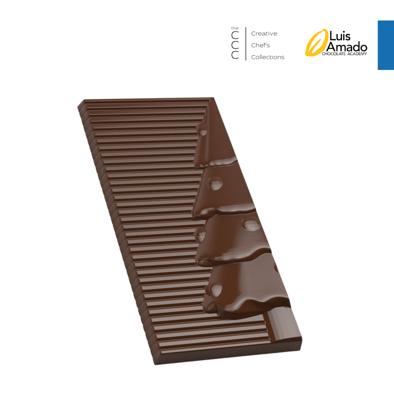polycarbonate Christmas tree chocolate mold, Christmas chocolate bar mold, Christmas tree chocolate mould, holiday chocolate mold, festive chocolate bar mold, Xmas chocolate mold, Christmas tablet chocolate mold, tree shaped chocolate mold, decorative chocolate bar mould, ribbed chocolate tablet mold, textured chocolate mold, seasonal chocolate mold, professional polycarbonate chocolate mold, artisan chocolate mold, confectionery chocolate mold, chocolate casting mold, reusable chocolate mold, rigid chocola