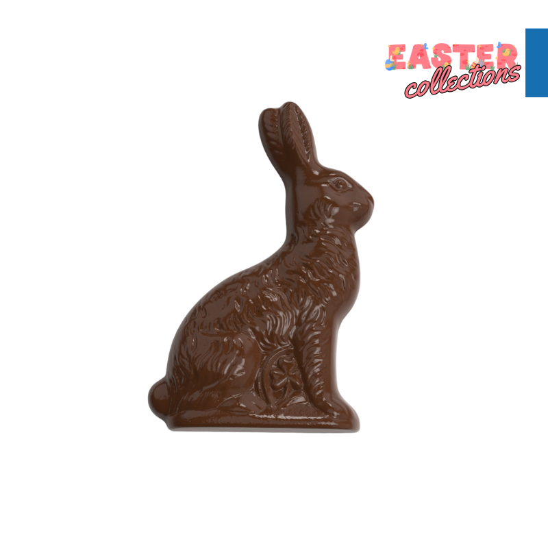 Realistic Rabbit Chocolate Mold, Sitting Rabbit Chocolate Mold, Easter Rabbit Chocolate Mold, 3D Rabbit Chocolate Mold, Chocolate Bunny Mold, Easter Bunny Chocolate Mold, Rabbit Figurine Chocolate Mold, Detailed Rabbit Chocolate Mold, Animal Chocolate Mold, Wildlife Chocolate Mold, Chocolate Figurine Mold, Chocolate Sculpture Mold, Novelty Chocolate Mold, Easter Chocolate Mold, Chocolate Candy Mold, Professional Chocolate Mold, Polycarbonate Chocolate Mold, Chocolate Making Mold, Artisan Chocolate Mold, Rab
