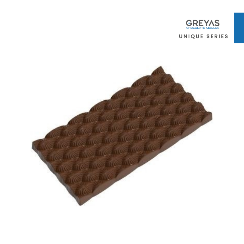 Textured Chocolate Bar Mold, Patterned Chocolate Bar Mold, Shell Pattern Chocolate Mold, Decorative Chocolate Bar Mold, Chocolate Tablet Mold, Repeating Pattern Chocolate Mold, Embossed Chocolate Bar Mold, Artisan Chocolate Mold, Designer Chocolate Mold, Professional Chocolate Mold, Polycarbonate Chocolate Mold, Chocolate Making Mold, Chocolate Slab Mold, Chocolate Bar Mould, Decorative Chocolate Mould, Textured Chocolate Tablet Mold, Patterned Chocolate Tablet Mold, Premium Chocolate Mold, Geometric Chocol
