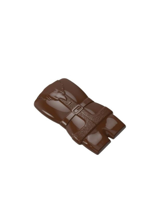 polycarbonate Santa Claus chocolate mold, Santa suit chocolate mold, Santa costume chocolate mould, Christmas chocolate mold, Santa belt chocolate mold, Santa jacket chocolate mould, festive chocolate mold, holiday chocolate mold, Christmas figure chocolate mold, Santa themed chocolate mold, 3D Santa chocolate mold, seasonal chocolate mold, professional polycarbonate chocolate mold, artisan chocolate mold, confectionery chocolate mold, chocolate casting mold, reusable chocolate mold, rigid chocolate mould