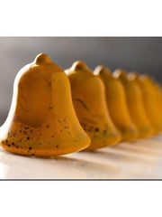 polycarbonate bell chocolate mold, bell shaped chocolate mould, 3D bell chocolate mold, Christmas bell chocolate mold, holiday bell chocolate mould, festive chocolate mold, bell praline mold, bell bonbon mold, decorative chocolate mold, seasonal chocolate mold, Christmas chocolate mold, professional polycarbonate chocolate mold, artisan chocolate mold, confectionery chocolate mold, chocolate casting mold, reusable chocolate mold, rigid chocolate mould