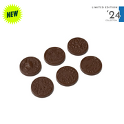 polycarbonate medallion chocolate mold, coin chocolate mold, round praline chocolate mold, embossed chocolate mould, decorative chocolate mold, assorted pattern chocolate mold, relief chocolate mold, engraved chocolate mould, round bonbon mold, ornamental chocolate mold, detailed chocolate mold, artisan praline mold, professional polycarbonate chocolate mold, confectionery chocolate mold, chocolate casting mold, reusable chocolate mold, rigid chocolate mould