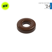polycarbonate ring chocolate mold, donut chocolate mold, doughnut chocolate mould, ring praline chocolate mold, round bonbon mold, center hole chocolate mold, smooth ring chocolate mold, 3D donut chocolate mold, geometric chocolate mould, modern praline mold, filled chocolate mold, professional polycarbonate chocolate mold, artisan chocolate mold, confectionery chocolate mold, chocolate casting mold, reusable chocolate mold, rigid chocolate mould