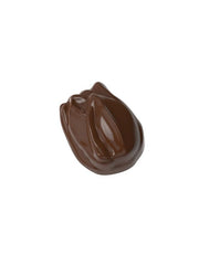 polycarbonate tulip chocolate mold, tulip flower chocolate mould, flower bud chocolate mold, floral praline chocolate mold, 3D flower chocolate mold, petal chocolate mould, botanical chocolate mold, decorative bonbon mold, sculpted flower chocolate mold, elegant chocolate mold, romantic chocolate mould, filled chocolate mold, professional polycarbonate chocolate mold, artisan chocolate mold, confectionery chocolate mold, chocolate casting mold, reusable chocolate mold