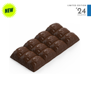 polycarbonate baklava chocolate mold, baklava chocolate mould, baklawa chocolate mold, rectangular baklava chocolate mold, baklava tablet chocolate mold, textured chocolate bar mold, segmented chocolate mould, 3D baklava chocolate mold, Middle Eastern chocolate mold, Turkish dessert chocolate mold, pistachio chocolate bar mold, Dubai chocolate mold, Dubai style chocolate mold, filled chocolate bar mold, rectangular chocolate tablet mold, professional polycarbonate chocolate mold, artisan chocolate mold, con