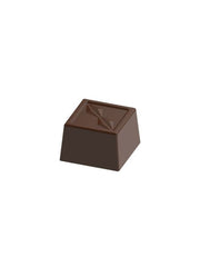 polycarbonate geometric chocolate mold, origami chocolate mold, geometric praline chocolate mold, embossed chocolate mould, square praline chocolate mold, framed chocolate mold, angular chocolate mold, modern bonbon mold, decorative chocolate mould, faceted chocolate mold, minimalist chocolate mold, professional polycarbonate chocolate mold, filled chocolate mold, artisan chocolate mold, confectionery chocolate mold, chocolate casting mold, reusable chocolate mold, rigid chocolate mould