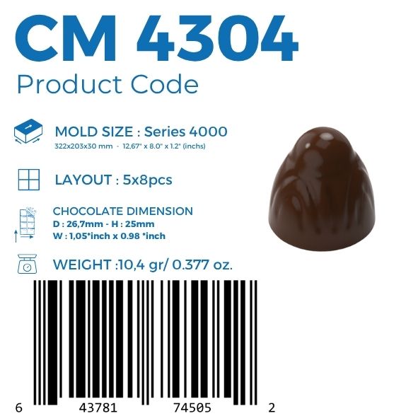 polycarbonate dome chocolate mold, textured praline chocolate mold, embossed chocolate mould, organic pattern chocolate mold, leaf pattern chocolate mold, flame pattern chocolate mold, sculpted bonbon mold, rounded chocolate mold, 3D praline chocolate mold, decorative chocolate mould, professional polycarbonate chocolate mold, filled chocolate mold, artisan chocolate mold, confectionery chocolate mold, chocolate casting mold, reusable chocolate mold, rigid chocolate mould