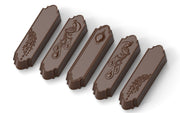 polycarbonate peacock chocolate mold, peacock chocolate mould, ornamental chocolate bar mold, jewel design chocolate mold, jewelry chocolate mold, luxury chocolate mold, decorative chocolate bar mould, peacock feather chocolate mold, gemstone chocolate mold, teardrop chocolate mold, elegant chocolate mold, long chocolate bar mold, embossed chocolate mold, engraved chocolate mold, professional polycarbonate chocolate mold, artisan chocolate mold, confectionery chocolate mold, decorative praline mold, reusabl