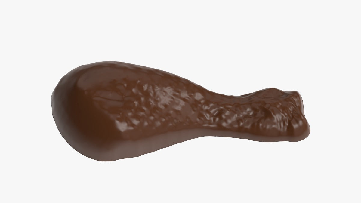 polycarbonate chicken drumstick chocolate mold, chicken leg chocolate mold, drumstick chocolate mould, 3D chicken drumstick mold, chicken shaped chocolate mold, food shaped chocolate mold, novelty chocolate mold, professional polycarbonate chocolate mold, chocolate figure mold, chocolate casting mold, solid chocolate mold, confectionery chocolate mold, realistic chicken leg chocolate mold, reusable chocolate mold, rigid chocolate mold, funny chocolate mold