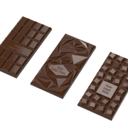 custom polycarbonate chocolate mold, custom chocolate bar mold, personalized chocolate mold, custom logo chocolate mold, logo chocolate bar mold, branded chocolate mold, custom text chocolate mold, personalized chocolate bar mould, 80g chocolate bar mold, custom tablet chocolate mold, geometric chocolate bar mold, faceted chocolate mold, segmented chocolate bar mold, embossed logo chocolate mold, engraved chocolate mold, corporate chocolate mold, promotional chocolate mold, professional polycarbonate chocol
