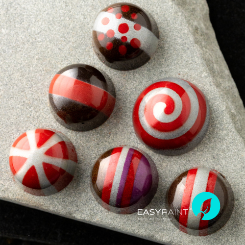 EasyPaint chocolate painting template, chocolate painting stencil, chocolate decoration template, chocolate decorating stencil, praline painting template, bonbon painting stencil, chocolate coloring template, cocoa butter painting stencil, chocolate surface decoration template, professional chocolate decorating tool, confectionery painting template, chocolate design stencil, reusable chocolate stencil, chocolate pattern template, artisan chocolate decorating tool, bonbon decoration template, praline decorat